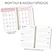 bloom daily planners 2019 HARDCOVER Calendar Year Day Planner - Passion/Goal Organizer - Monthly and Weekly Dated Agenda Book - (January 2019 - December 2019) - 6