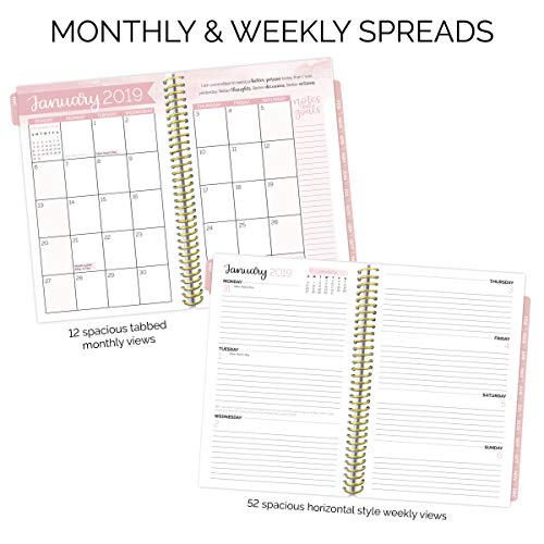 image for bloom daily planners 2019 Calendar Year Day Planner - Passion/Goal Org