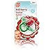 RaZbaby RaZ-Berry Silicone Teether/Multi-Texture Design/Hands Free Design/Red primary