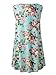Veranee Women's Sleeveless Swing Tunic Summer Floral Flare Tank Top X-Large 6-2