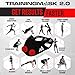 TRAININGMASK Training Mask 2.0 | Gym Workout Mask – for Cardio Stamina, Running, Endurance and Breathing Performance [Official Training Mask Used by The Pros} (Red, Medium)