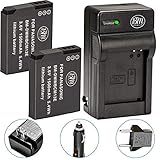 BM Premium 2 Pack of DMW-BCM13E Batteries and Charger for Panasonic Lumix DC-TS7,DMC-FT5A, LZ40, TS5, TS6, TZ37, TZ40, TZ41, TZ55, TZ60, ZS27, ZS30, ZS35, DMC-ZS40, DMC-ZS45, DMC-ZS50 Digital Cameras