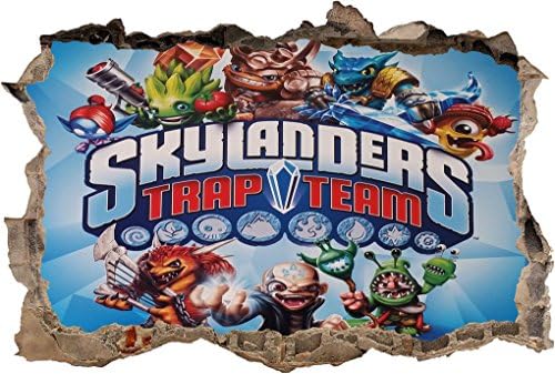 Skylanders Trap Team Smashed Wall Decal Wall Sticker Home Decor Art Mural H984, Large