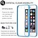 Pofesun Crystal Clear iPhone 8 Plus Case/iPhone 7 Plus Case, Hard Transparent Back Panel + Colorful Soft TPU Bumper Compatible with iPhone 7 Plus/8 Plus 5.5 Inch - 10 Pack 10 Colors