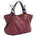 KISS GOLD(TM) European Style Canvas Large Tote/ Travel Bag/ Duffle Bag/ Shopping Bag, Size 22 '' X6.3'' X 14.2 ''