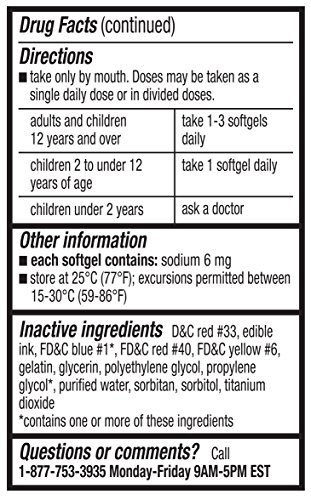 Wellness Basics Stool Softener Docusate Sodium 100 Mg Two-Tone Soft Gel, 400 Count