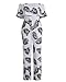 YOMISOY Women Off The Shoulder Rompers Ruffle Slash Neck Floral Jumpsuits Outfits