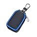 YONUFI Car Key Case Genuine Leather Key FOB Holder Smart KeyChain Cover