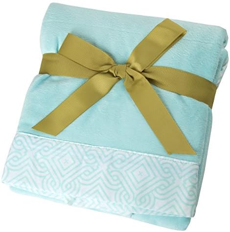 Oliver B Minky Stroller Blanket - Sea Green