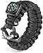 Tactical Paracord Bracelet X Series By AEGIS GEARS - Ultimate Emergency Survival Kit - Adjustable Size, Fire Starter, Compass, Fishing Kit, Milspec 550 Paracord & More. EDC Outdoor Camping Gear