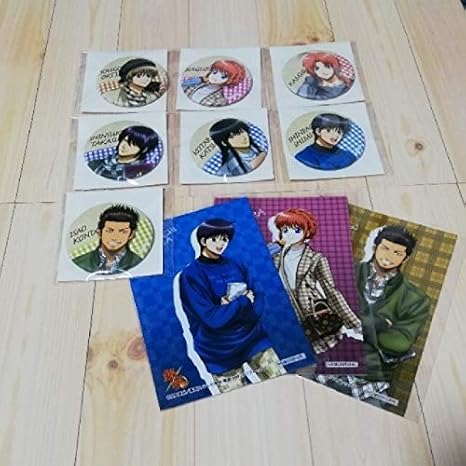 Amazon 銀魂 缶バッチ セット ブロマイド 沖田 神楽 神威 高杉 桂 新八 近藤 アニメ 萌えグッズ 通販