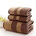 AHXHWKA 100% Cotton Highly Absorbent Embroidered Towels 9-Piece Towel Set Hotel Bath Towel, 3 Bath Towels, 6 Hand Towels Extra Thick Beach Bath Towels
