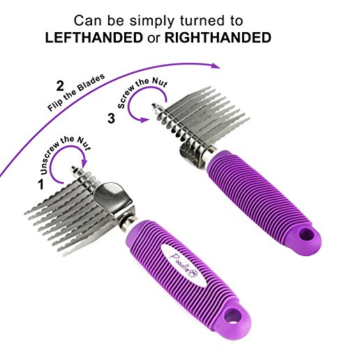 1 Poodle+Pet+Dematting+Rake+Brush