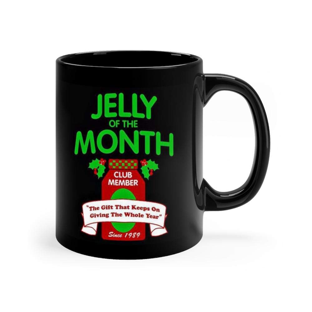  Jelly Of The Month Club 11oz Black Ceramic