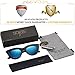 SojoS Retro Cat Eye Women Sunglasses 60's Fashion Thick Frame Mirror Lens SJ2939 With Black Frame/Dark Blue Mirrored Lens
