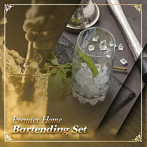 Mix Passion Cocktail-Shaker Set mit Bartending-Zubehör, 30-teilig Kit, Stößel, Sieb, Ausgießer, Korkenzieher… – Bild 6