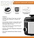 Wolfgang Puck Automatic Pressure Cooker with Removable 8 Quart Pot, 1200-Watt Cook and Sear