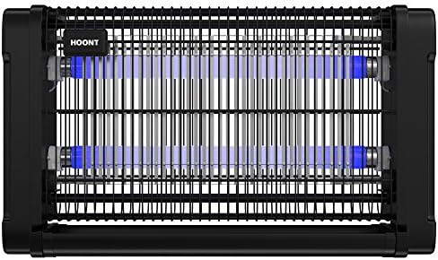 Hoont Robust Electric Indoor Outdoor Bug Zapper Fly Zapper Killer Catcher Trap – Protects Up to 1.5 Acre/Fly and Bug Killer, Mosquito Killer - For Residential and Industrial Use [UPGRADED]