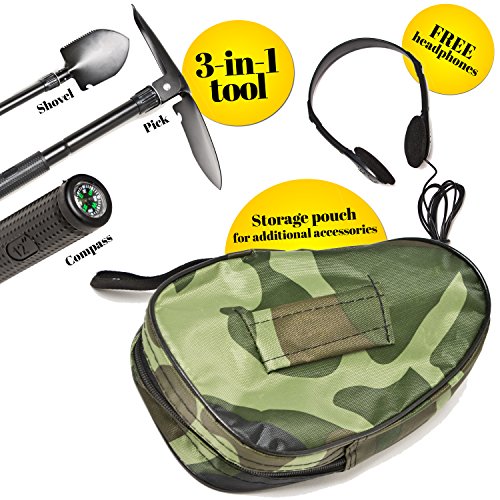Best Metal Detectors for UK: 3 Top Choices in 2021 jonsguide.org MYLEK MYMD1062 Metal Detector Waterproof Complete with Bag, Headphones, Shovel & Pick/Compass...