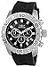 Invicta Men's 'Pro Diver' Quartz Stainless Steel and Polyurethane Casual Watch, Color:Black (Model: 21825)