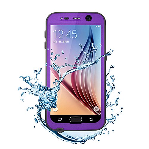 Galaxy s6 waterproof case, caka full-body underwater wa…