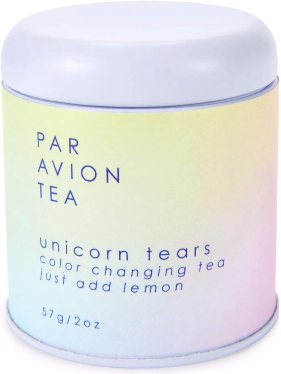 Par Avion Tea , Unicorn Tears Tea - Color Changing Green Tea with Rose Hip and Natural Flavors - 2 oz