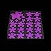 RydeSafe Reflective Decals - Flowers Kit (Violet)