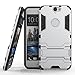 Cocomii Iron Man Armor HTC One A9 Case, Slim Thin Matte Vertical & Horizontal Kickstand Reinforced Drop Protection Fashion Phone Case Bumper Cover for HTC One A9 (Silver)