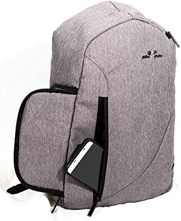 Sling Backpack Camera Bag,By PoladProPhoto For Dslr And Mirrorless Camera, With Waterproof Rain Cover.