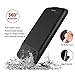 iPhone X Battery Case,Proker 3200mAh Slim External Charger Case Portable Protective Charging Case for iPhone X 5.8inch Extended Battery Pack [Support Lightning Headset](Black)