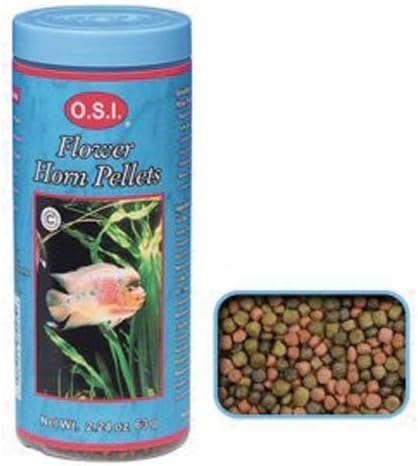 Ocean Star International AOSI7027 Flower Horn Pellet Fish Food, 6-Ounce