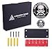 Gun Magnet Mount – Magnetic Gun Holder for Vehicle & Home – Strong 35 lbs Rubber Coated - Conceal, Carry or Display Your Handgun, Rifle, Shotgun, Pistol or Revolver – Designed by US Military Veterans