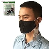 ZWZCYZ 2017 New Unisex Adult PM2.5 Microfiber High-Filtration Dust Mask For Christmas Gift (Black)