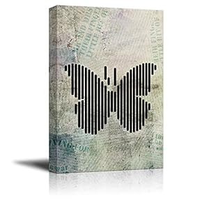 Canvas Wall Art Abstract Animal Lines Art Canvas Prints Home Artwork Decoration for Living Room,Bedroom - 12x18 inches