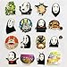 Water Bottle Stickers Cute Cartoon My Neighbor Totoro No Face Man Anime Laptop Stickers Waterproof Skateboard Pad MacBook Snowboard Car Bicycle Luggage Decal 26pcs Pack (No Face man)
