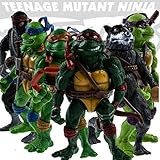 6pcs Teenage Mutant Ninja Turtles Action Figures Classic Collection Toys Set Boy