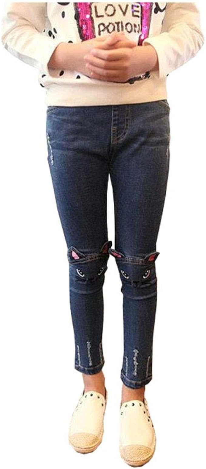 big girls ripped jeans