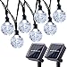 Joomer Solar String Lights Outdoor, 2 Pack Total 60 LED 40Ft Gazebo Lights Solar Powered with 8 Lighting Modes Waterproof for Garden Yard Porch Party Balcony (White)