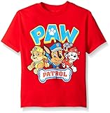 Paw Patrol Boys' Rubble, Chase, Marshall Short Sleeve Tee