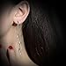 Mytys Water Drop Earrings for Women Silver Color Dangles Earrings