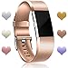 Wepro For Fitbit Charge 2 Bands, Replacement Accessories Bracelet Strap with Newest Colors for Fitbit Charge 2 HR, Rose Gold, Small