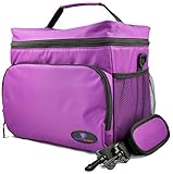 Insulated Lunch Box for Women | Lunch Cooler Bag | Lunch Boxes for Adults | Large Lunch Bag | Mens Lunch Box by Ramaka Solutions | Non-Toxic Stain Resistant Nylon | 11.6 x 9.1 x 10.6 Inches Purple