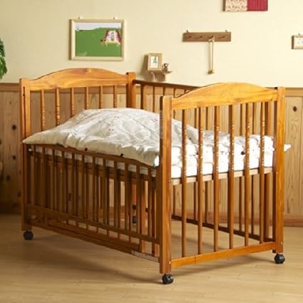 Amazon スリーピー Elise エリーゼ ベビーベッド 収納棚なし ブラウン 日本製 クラシカルなお買い得ベッド 乳幼児用ベッド ベビー マタニティ 通販