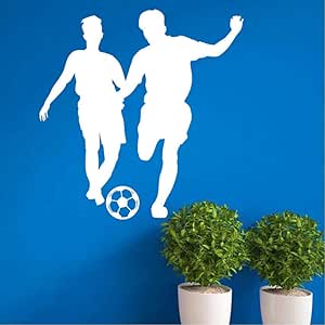 Jugador De Fútbol con Pegatinas De Papel Tapiz De Fútbol para Sala De