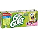 Yoplait, Go-Gurt SpongeBob Square Pants Portable Low Fat Yogurt Variety Pack Tubes, Strawberry/Berry,