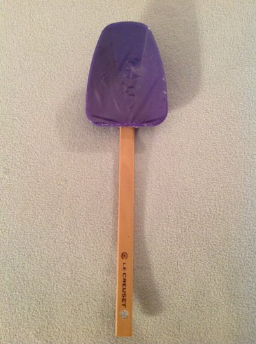 Le Creuset Super Silicone Spatula Spoon, Cobalt, With Flat Handle