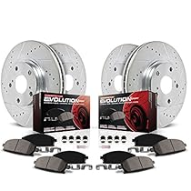 Power Stop K2798 Front and Rear Z23 Evolution Brake Kit with Drilled/Slotted Rotors and Ceramic Brake Pads