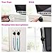 Cable Clips, ONME Cable Holder Multipurpose Cord Management for Home Non-Toxic Rubber Material Self-Adhesive Desk Cord Clips Durable Cord Organizer Black Cord Holder for Office (3 Colors 6pcs)