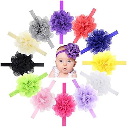 Iversan Baby Girl's Elastic Hair Hoops Headbands (Q20)