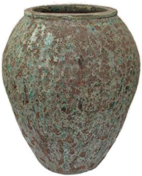 Large Ancient Look Garden Jar Large Atlantis Urn Planter,Terracotta,Ceramic (1)
